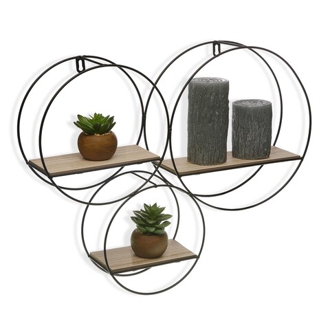 Raft de perete Castillo, Versa, 54 x 10 x 43 cm, metal