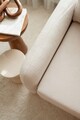 Canapea extensibilă cu 1 loc, Evalina, 383EVN1272, Cadru: 100% CARPEN, Alb
