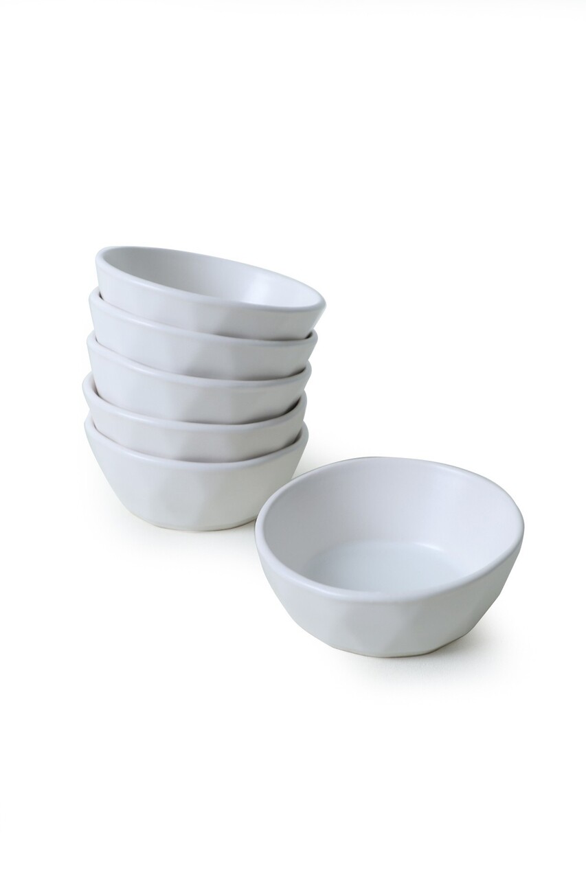 Set de boluri pentru aperitive (6 piese), L'essentiel Maison, 275KRM2427, Antibacterian, Alb - view 6