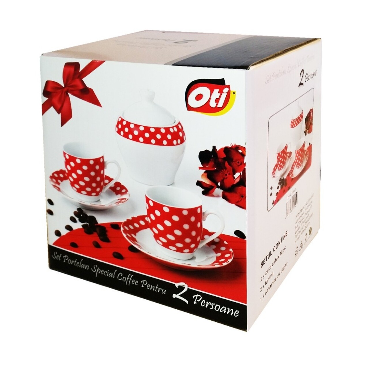 Serviciu Pentru Cafea Dots, Oti, 6 Piese, Portelan