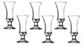 Set 6 pahare vodka Villa, Ambition, 25 ml, sticla, transparent