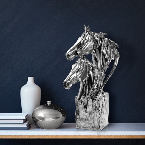 Decoratiune, Yak-043-B, Poliester, Argintiu