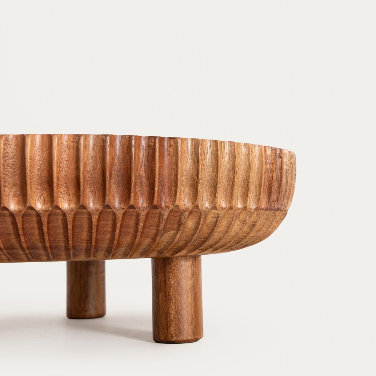 Platou Rillet, Homla, 25.5x9 cm, lemn, natur - imagine 3