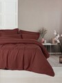 Lenjerie de pat dubla, Craft - Claret Red, Cotton Box, Lyocell/Bumbac