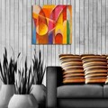 Tablou decorativ, 4545K-94, Canvas, Dimensiune: 45 x 45 cm, Multicolor