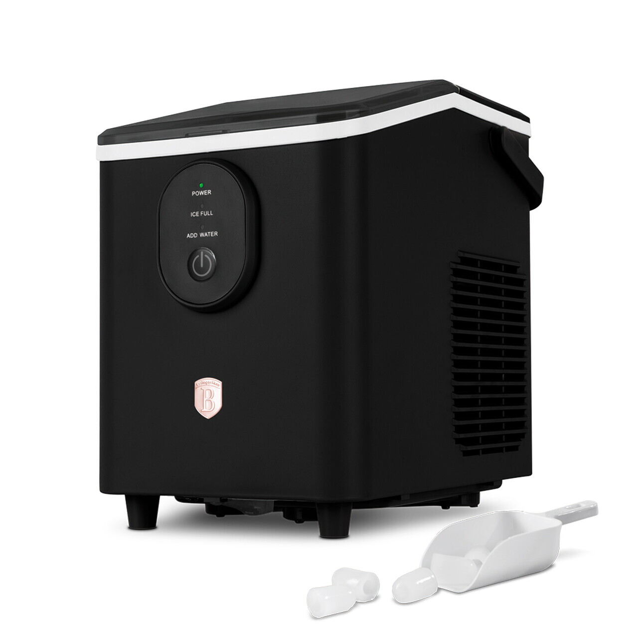 Masina pentru cuburi de gheata Berlinger Haus, Black Rose, 800 ml, 120W, plastic, negru - view 5