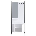 Cuier de perete, Elegance, Lole, Alb/Negru