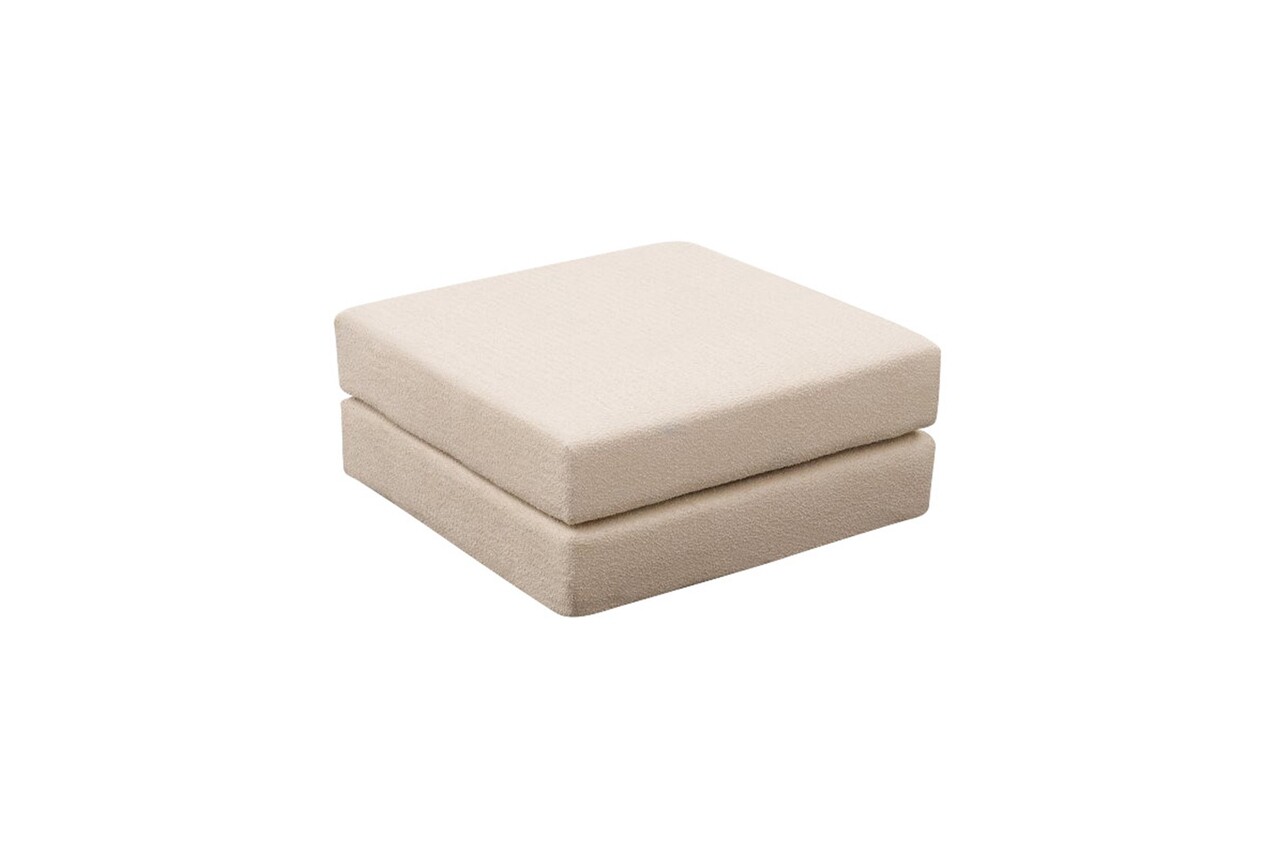Taburet, Atelier del Sofa, 825BLC5227, Tesatura Chenille, Crem - view 2