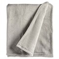 Patura Fleece Fleece, Gift Decor, 150 x 200 cm, poliester, gri deschis
