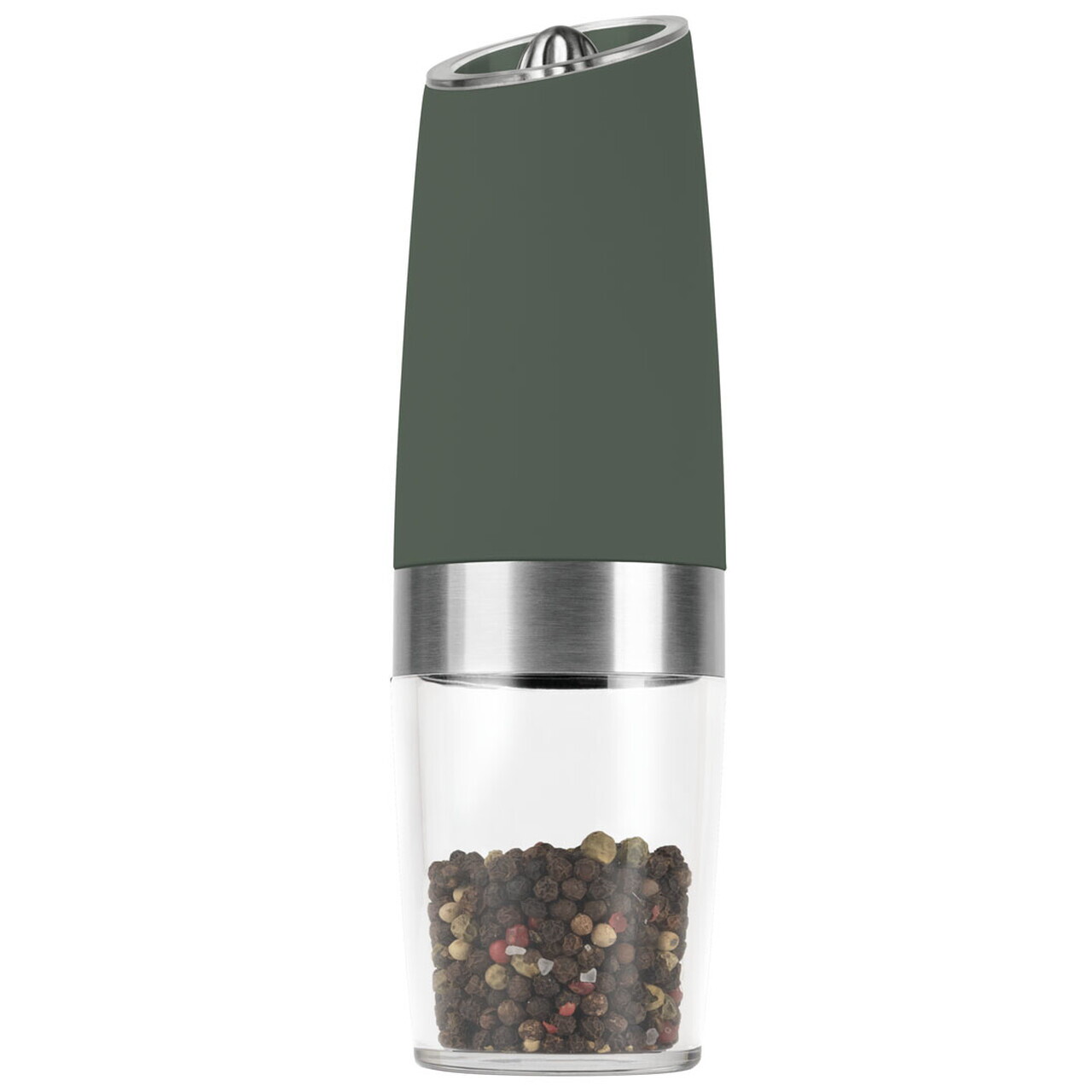 Set 2 rasnite pentru sare/piper Berlinger Haus, Matte Green, plastic/ceramica, verde mat - view 2