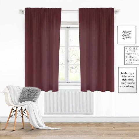 Draperie Viva Bordo, Fashion Goods, 140x175, poliester, visiniu