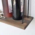 Raft pentru perete Aa046, Evila Originals, 60x13 cm, bej/negru