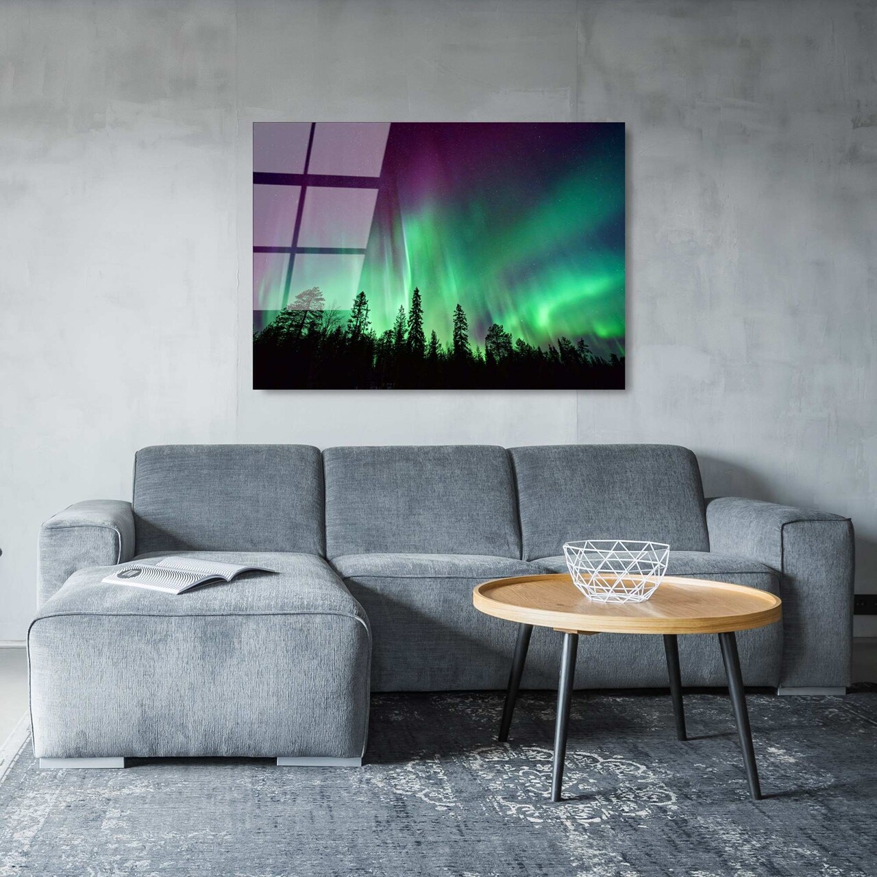 Tablou decorativ, UV-108 70 x 100, 70 x 100 cm, Multicolor - view 3