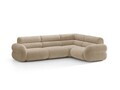 Coltar dreapta 5 locuri, Neo, Micadoni Home, 295x210x83 cm, tesatura Chenille, bej inchis