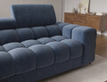 Coltar extensibil dreapta 3 locuri ELTAP, LT-40AU, Felro, 285x181x93 cm, lemn/poliester, albastru