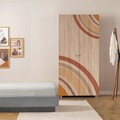 Dulap pentru haine, Vella, Lidya 2 -978, 90x192x52 cm, PAL, Sonomo