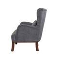 Fotoliu, Unique Design, 867UNQ1517, Lemn de carpen, Albastru