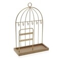 Suport pentru bijuterii Bird Cage, Versa, 24x10x34 cm, metal