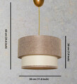 Lustra, FullHouse, 390FLH1662, Metal, Bej / Crem