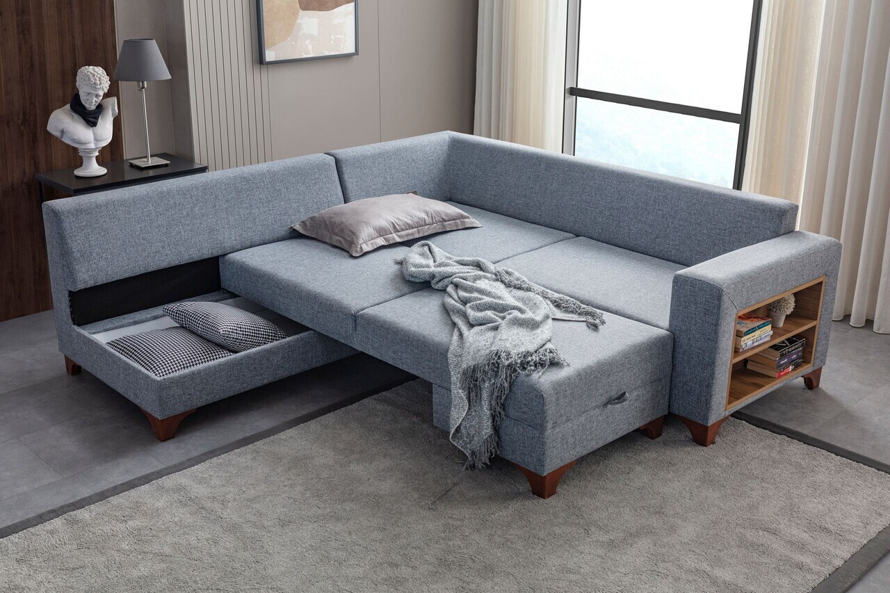 Coltar, Atelier del Sofa, 752EST1389, Lemn de carpen/PAL melaminat, Gri - view 3