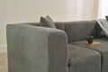 Canapea 3 locuri, Atelier del Sofa, 613LFS1114, Gri