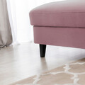 Coltar extensibil stanga 4 locuri ELTAP, Foble, 267x196x100 cm, lemn/poliester, roz inchis