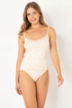 Set maiou si chiloti 2 piese, 999MRE2168 - XXL/3XL, Miorre, 46% bumbac/46% modal/ 8% elastan, Bej