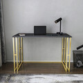 Birou, Retricy, Kane, 120x60x74.8 cm, PAL, Aur/Antracit