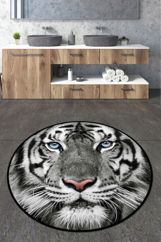 Covoraș de baie, chilai, hunter circle djt 80, poliester, multicolor