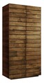 Dulap pentru haine, Rabi, Rb-167, 90x184x48 cm, Maro