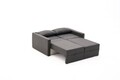 Canapea extensibilă cu 2 locuri, Balcab Home, 825BLC5414, Cadru: 100% LEMN DE BRAD, Antracit