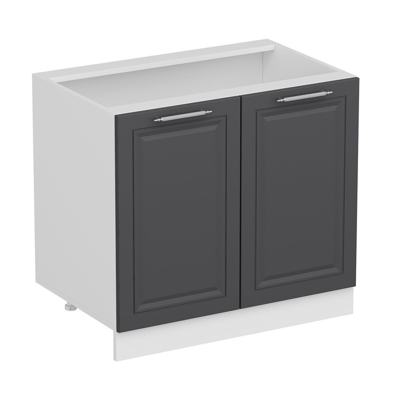 Dulap pentru bucatarie, Hanah Home, Minar, 90x87x58 cm, Alb / Antracit — imaginea 3