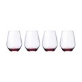 Set 4 pahare, Villeroy & Boch, Colourful Life Deep Red, 420 ml, sticla cristal, rosu