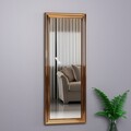 Oglinda decorativa, Siam, Smooth, 40x105x3 cm, MDF , Bronz