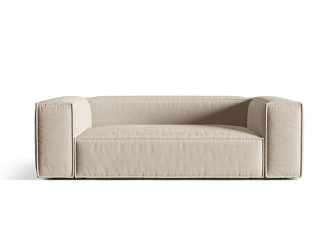 Canapea 3 locuri, Nuria-215, Micadoni Home, 210x110x72 cm, tesatura structurata chenille, bej