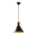 Lustra, Tatum, 584TTM1134, Metal, Negru/Cupru
