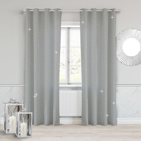 Draperie Crystal Jasno, Fashion Goods, 140x250, poliester, gri