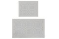 Set 2 covorase de baie, Beverly Hills Polo Club, Elena Cream, 100% bumbac