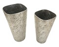 Set 2 ghivece Argelux, Mauro Ferretti, 41x80 cm, fier, argintiu