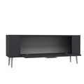 Comoda TV, Olivia, Retrop1, Antracit / Argintiu