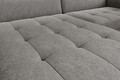 Coltar extensibil stanga 3 locuri ELTAP, LT-04RAQ, Gomsi, 228x165x100 cm, lemn/poliester, gri inchis