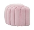 Taburet Shell, Mauro Ferretti, 80x54x42 cm, lemn de pin, roz