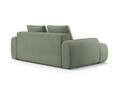 Canapea 3 locuri, Linz, Cosmopolitan Design, 200x100x84 cm, tesatura structurata, verde oliv inchis