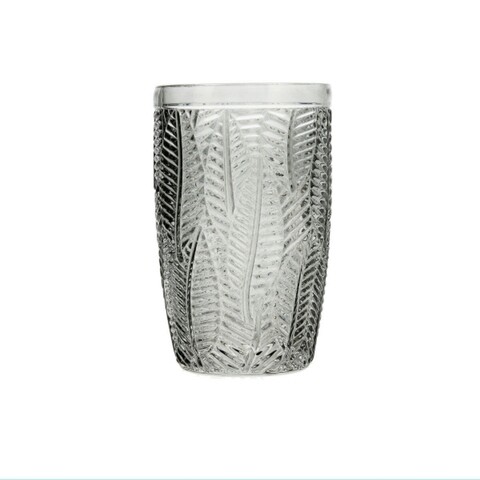Set 6 pahare, Bidasoa, Gio, 350 ml, sticla, gri Bidasoa