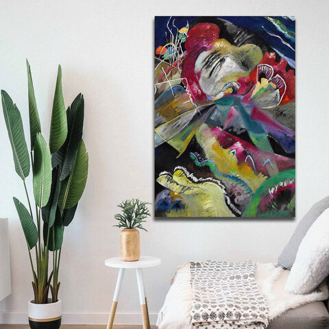 Tablou decorativ, 70100kandinsky019, canvas , lemn, multicolor