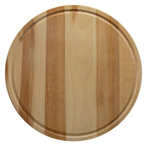 Tocator rotund woody, domotti, 24 cm, lemn