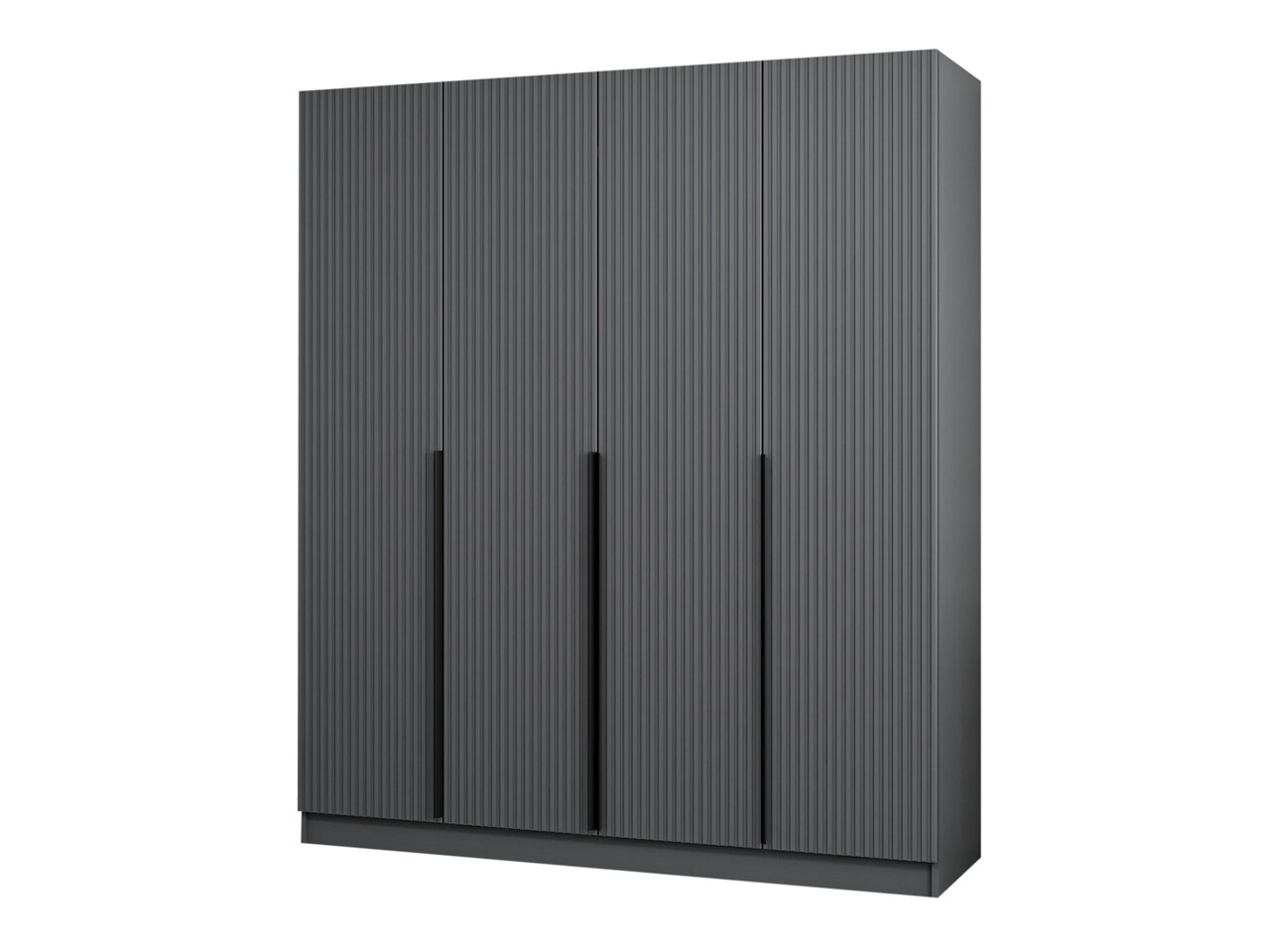 Dulap pentru haine, Minerva, Kale Plus, 180x210x52 cm, PAL, Antracit