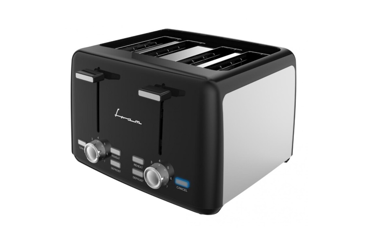 Prajitor de paine Fram, 1500W, negru/argintiu