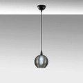 Lustra, Tatum, 584TTM1177, Metal, Negru / Fume