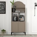 Dulap de bar pentru cafea, Hommy Craft, Lyon 80, PAL, Atlas / Negru
